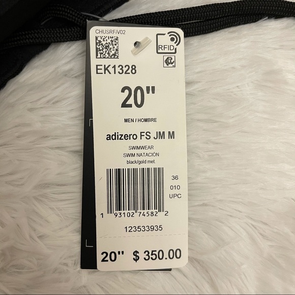 Adidas Adizero FS JM M Swimwear for Men Size 20" - Picture 9 of 9